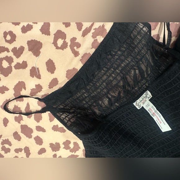 Free People Black Sheer Spaghetti Strap maxi Dress - Picture 11 of 17